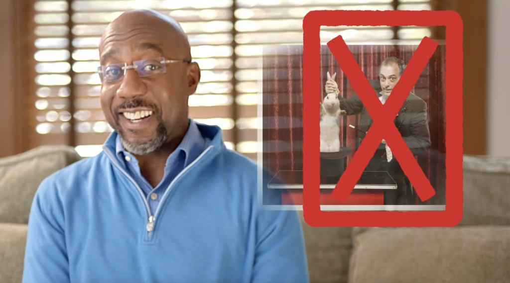 Raphael Warnock Admits He is a Failure in New Ad