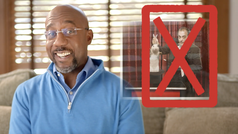Raphael Warnock Admits He is a Failure in New Ad